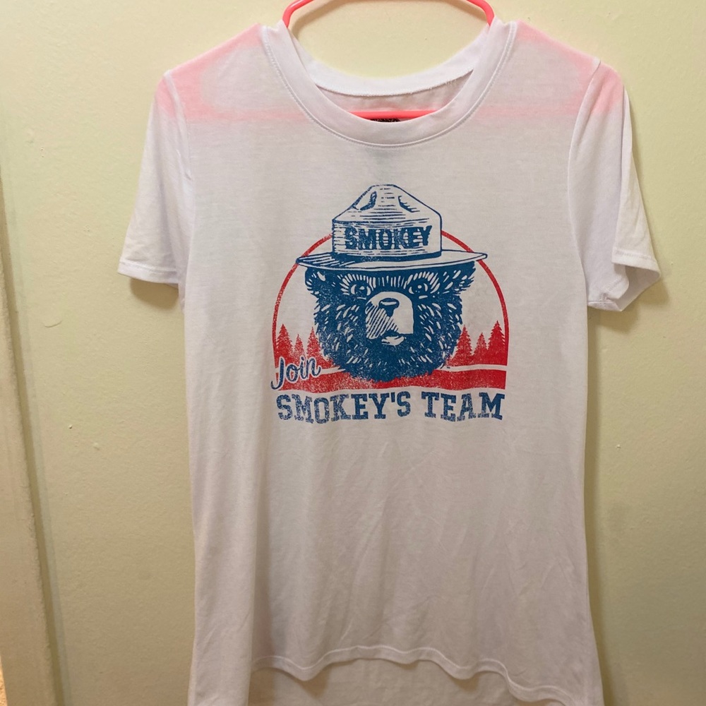 Smokey the bear tshirt.